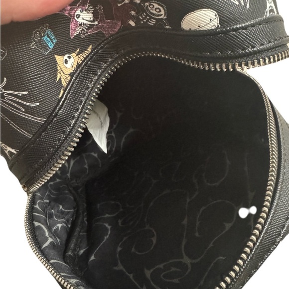 Unisex Loungefly Nightmare Before Christmas Disney Mini Black Backpack Rare - Picture 4 of 4